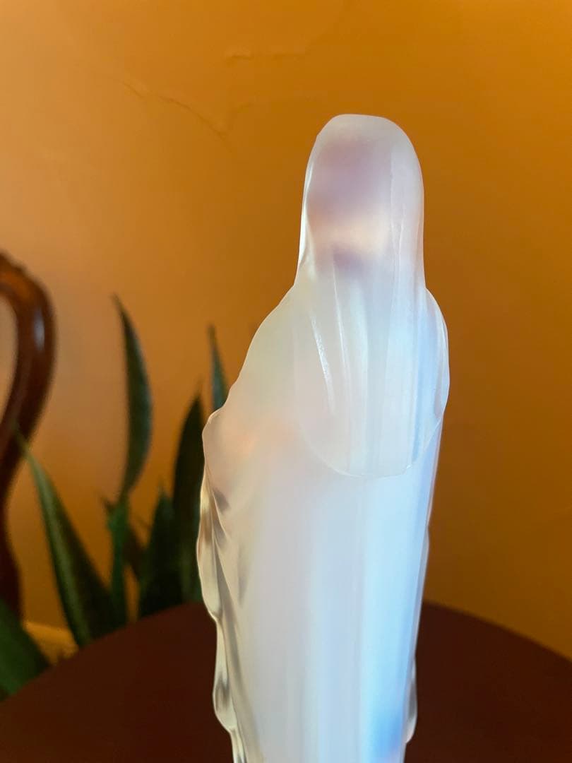 【エトラン】オパリンガラス　ルルドの聖母マリア像