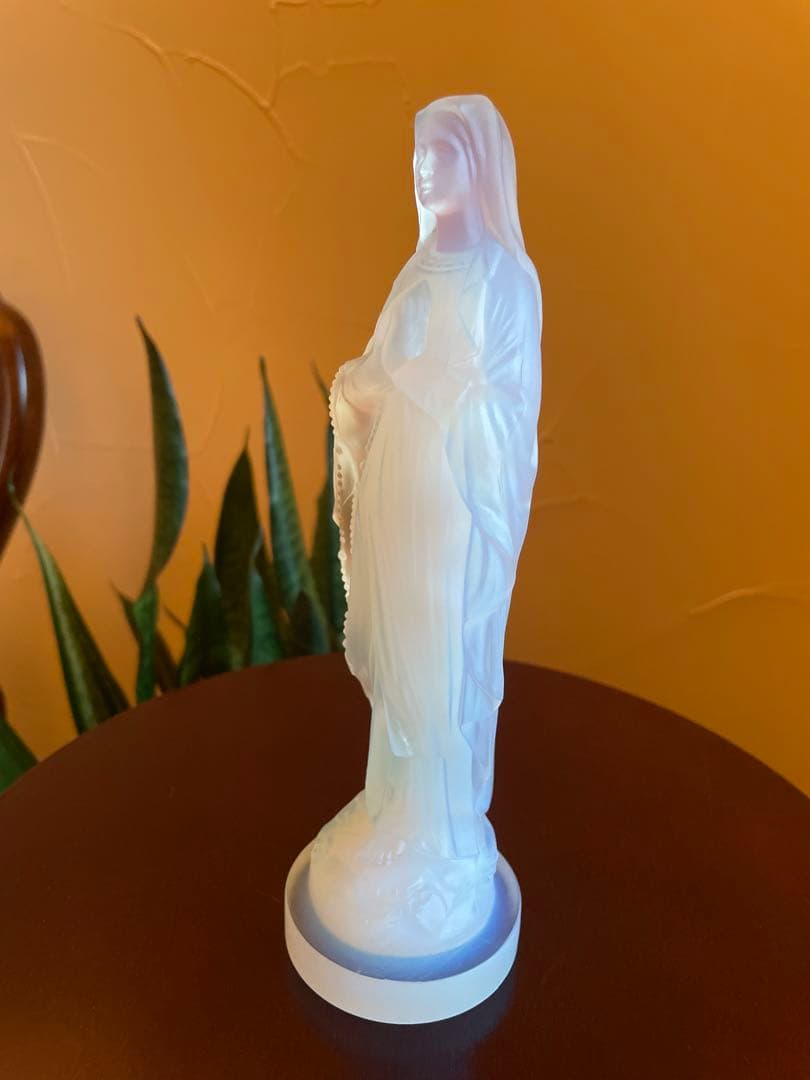 【エトラン】オパリンガラス　ルルドの聖母マリア像