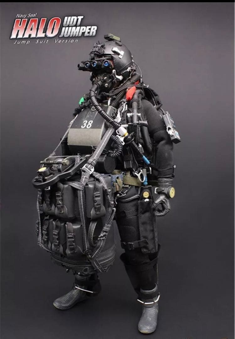 1/6 ネイビーシールHalo UDTジャンパージャンプスーツ H-04
