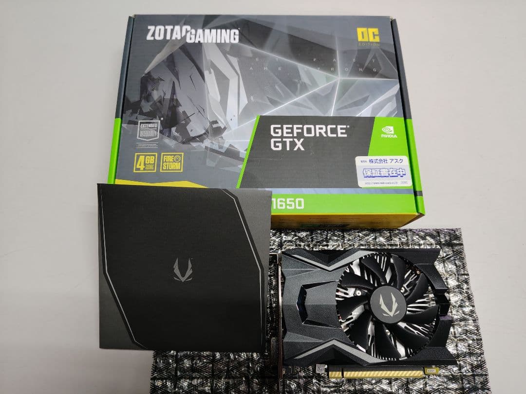 グラフィックボード・グラボ・ビデオカード ZOTAC GAMING GeForce GTX 1650 OC GDDR6