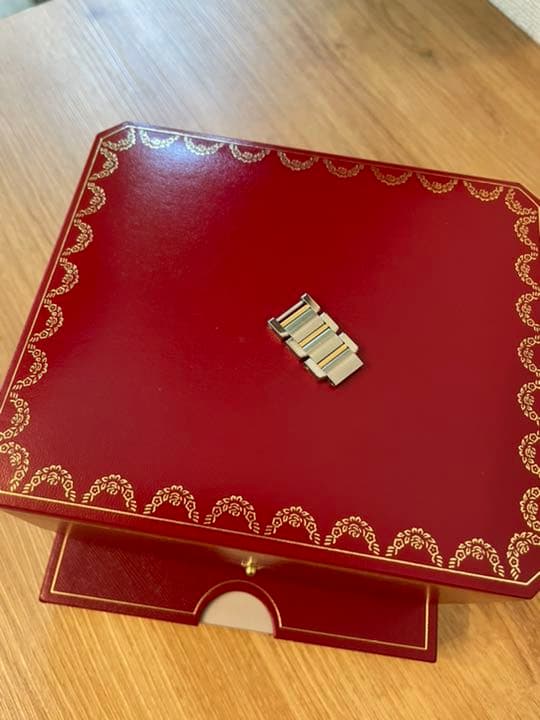 カルティエ　時計　タンクフランセーズ　パーツ　コンビ