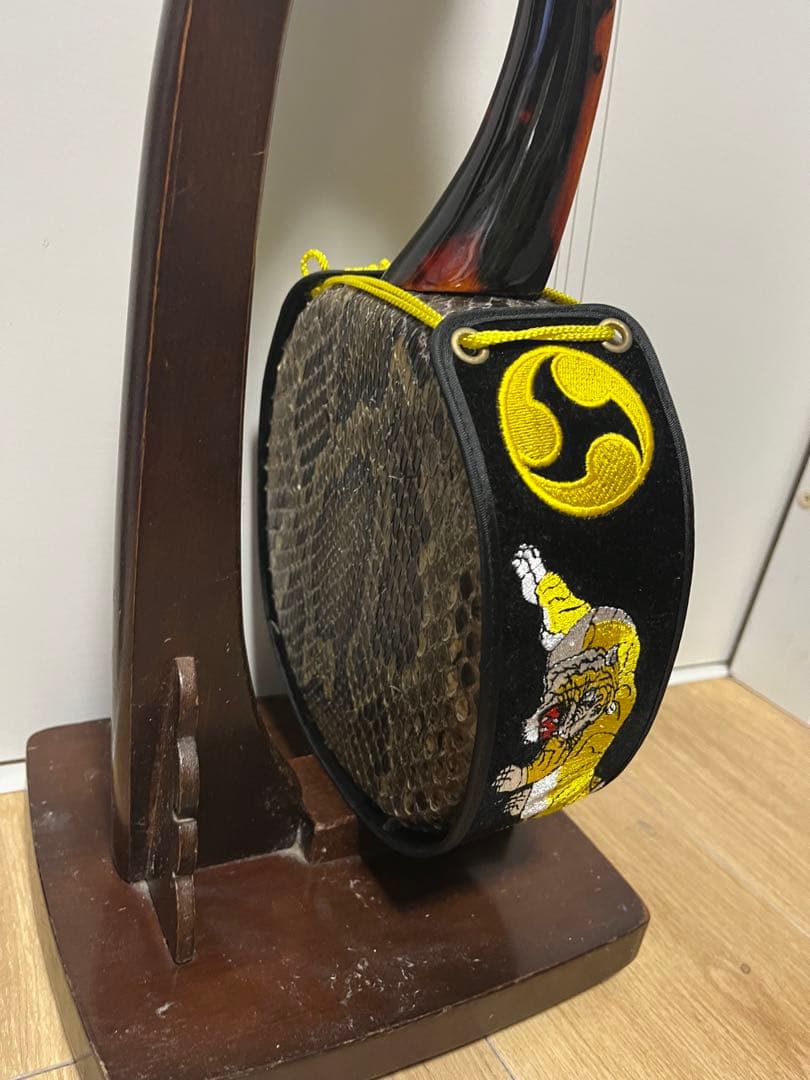 沖縄三線　本島黒木　拝領南風原型　みーむん