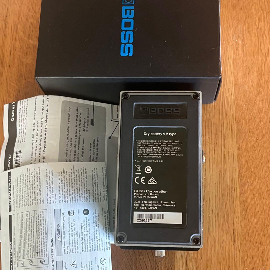 BOSS Bass Comp BC-1X ベース用コンプレッサー