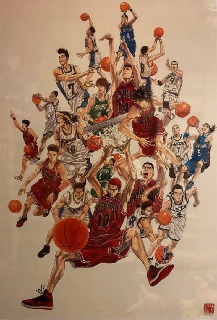 公式　スラムダンクポスター　額入り