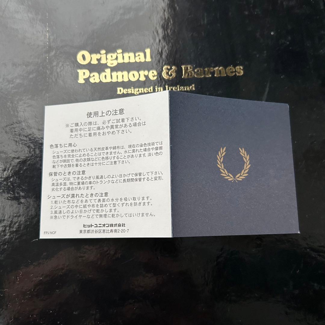 FRED PERRY Padmore & Barnes スエード モカシン