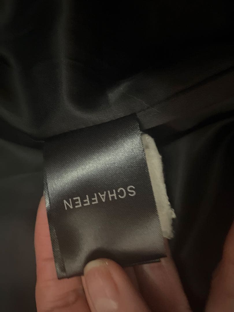 ゆうぽむぷりん高級本革 羊革 青　レザー キルティング ダイヤ ジャケット