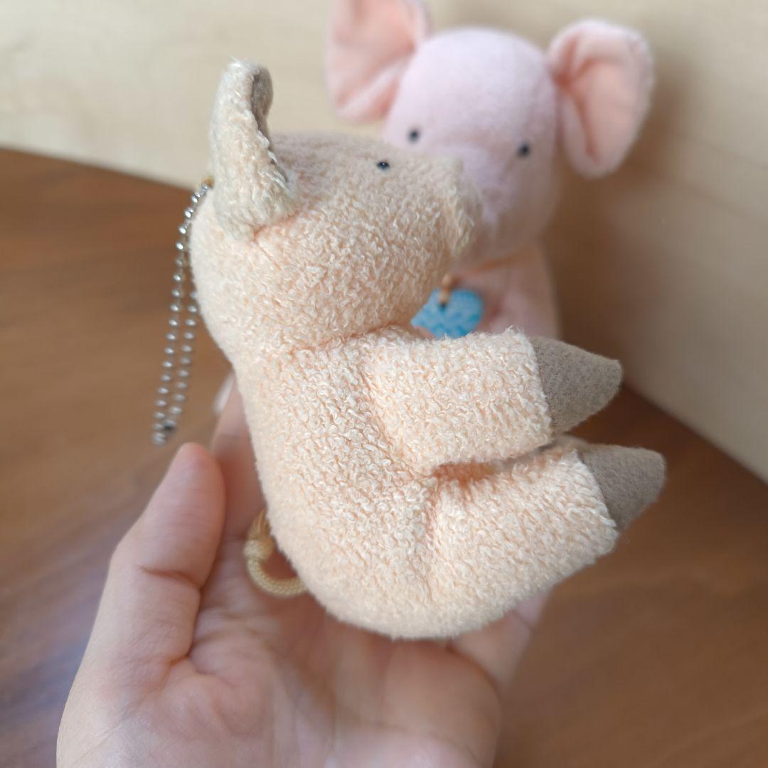 モンスイユ　ショコラ　ぶたぶた　ハート　ぶた　レア　ピンク色　オレンジ色ぬ