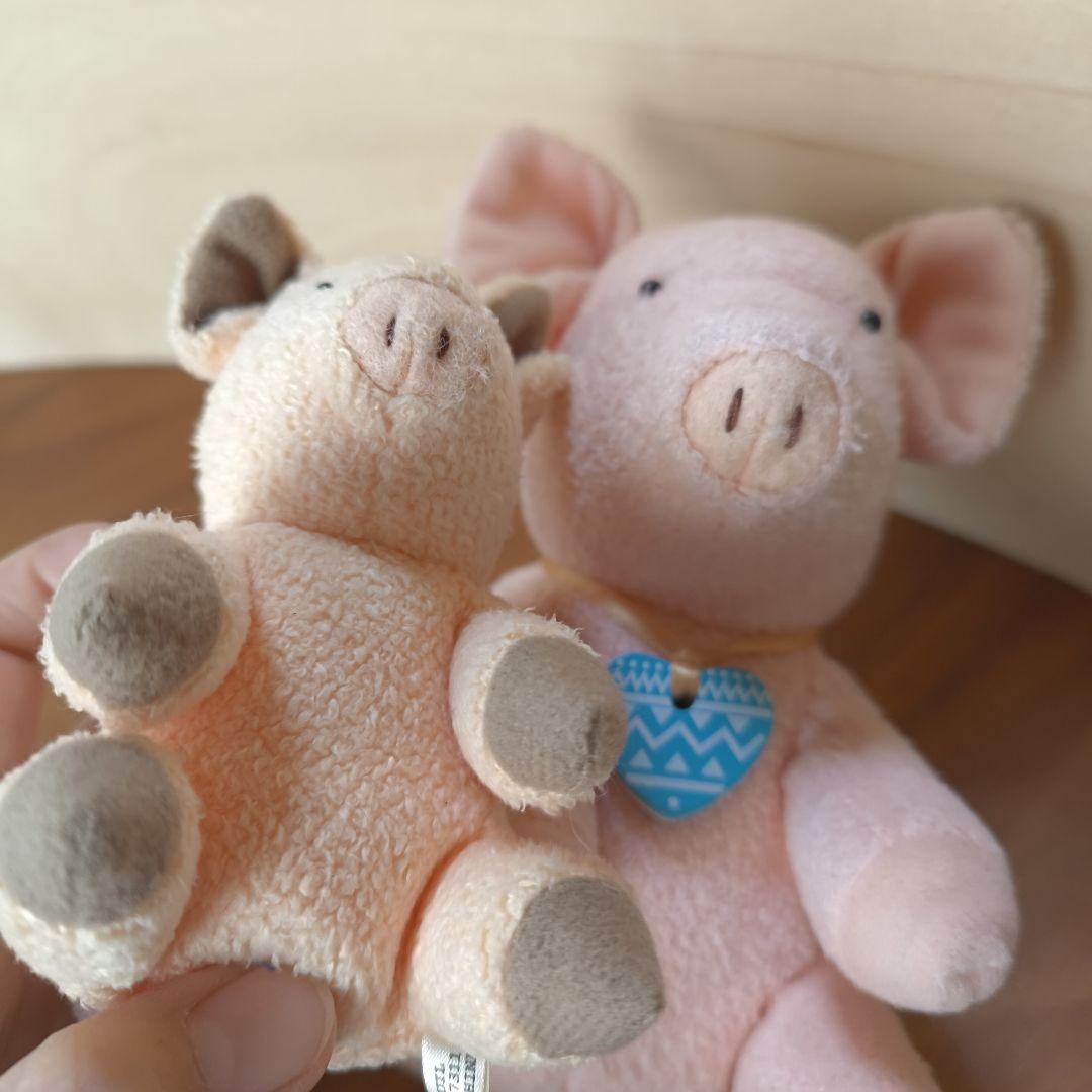 モンスイユ　ショコラ　ぶたぶた　ハート　ぶた　レア　ピンク色　オレンジ色ぬ