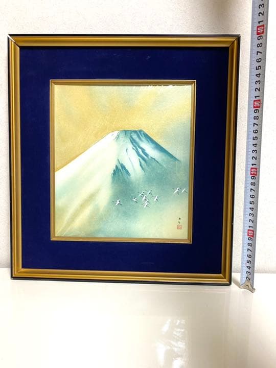 絵画　富士山