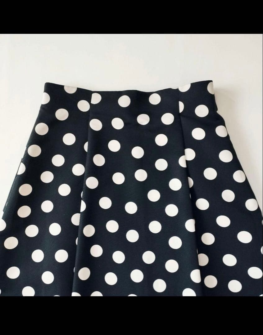ANAYI ドット柄 フレアスカート サイズ36