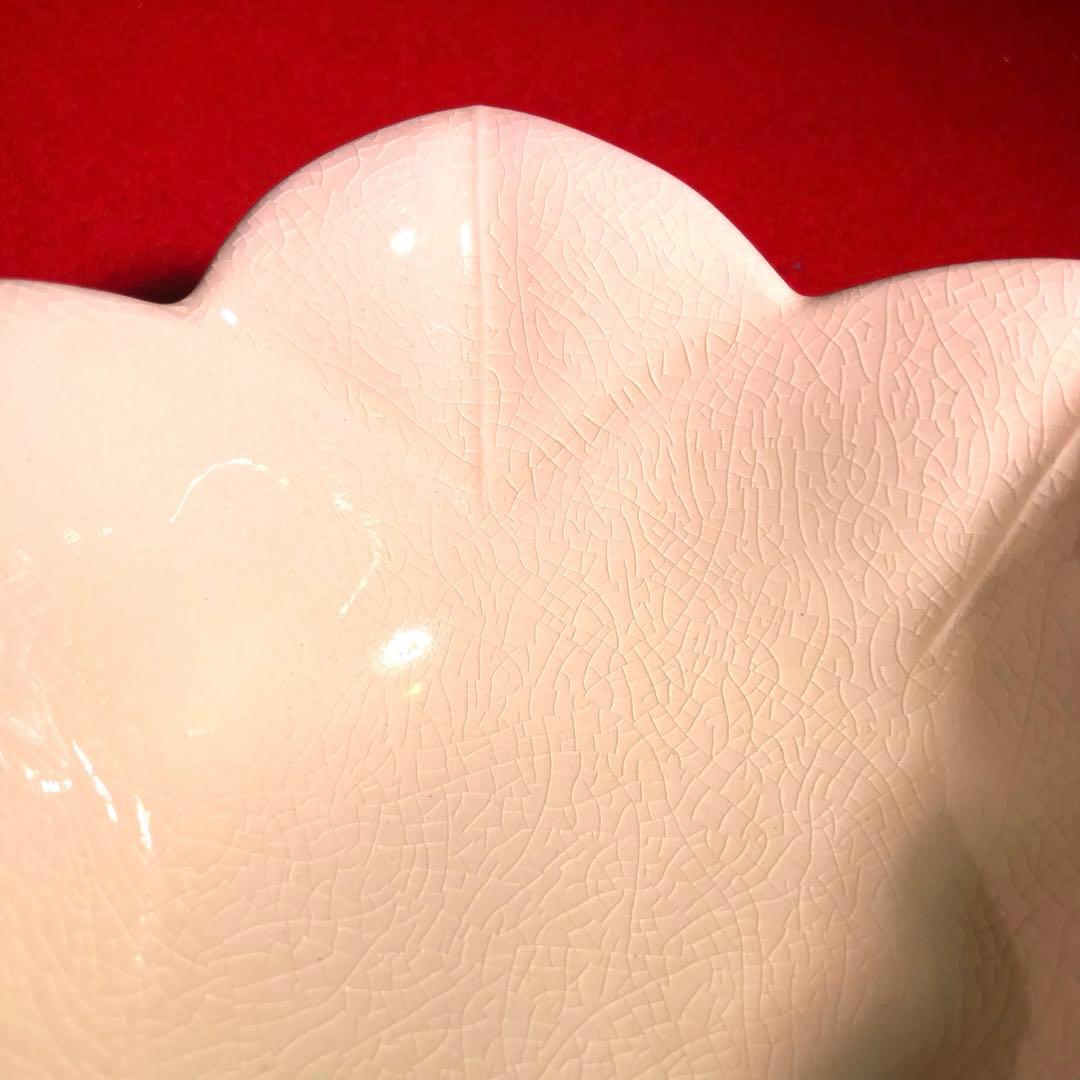 【茶道具】橋本陶正山作　薩摩百合向付5客