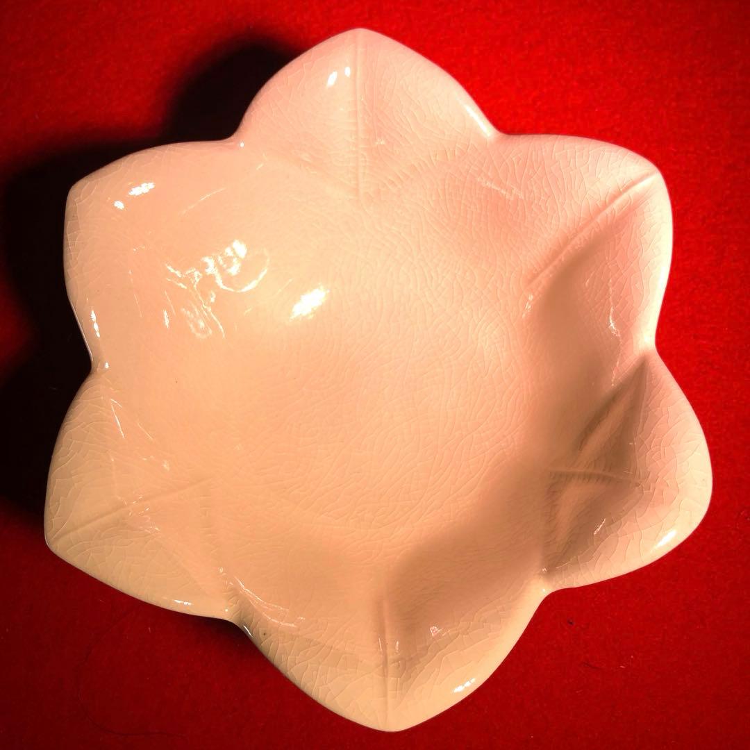 【茶道具】橋本陶正山作　薩摩百合向付5客