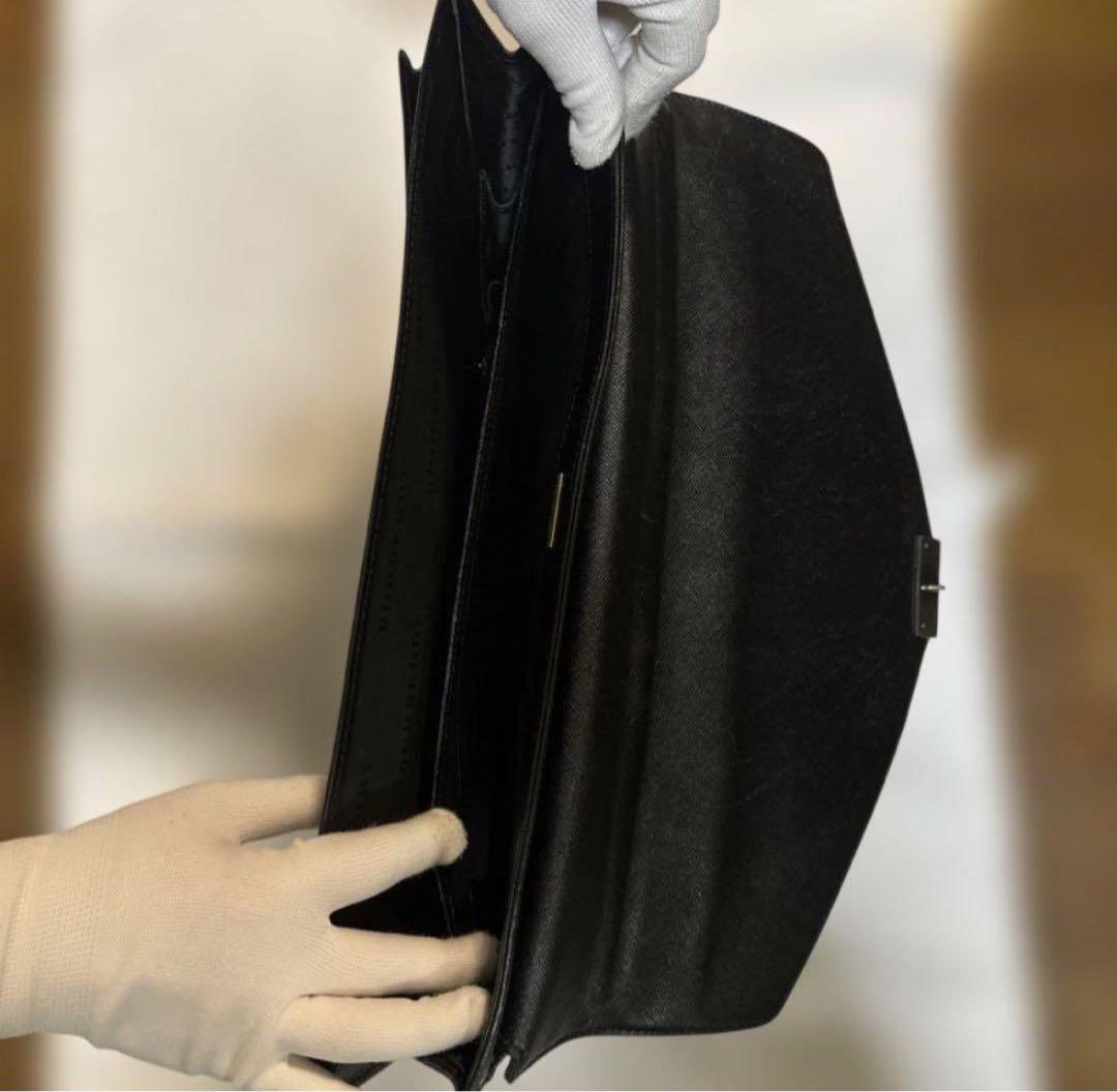 美品 Burberry （バーバリー）ダレスバッグ ビジネスバッグ サフィアーノ