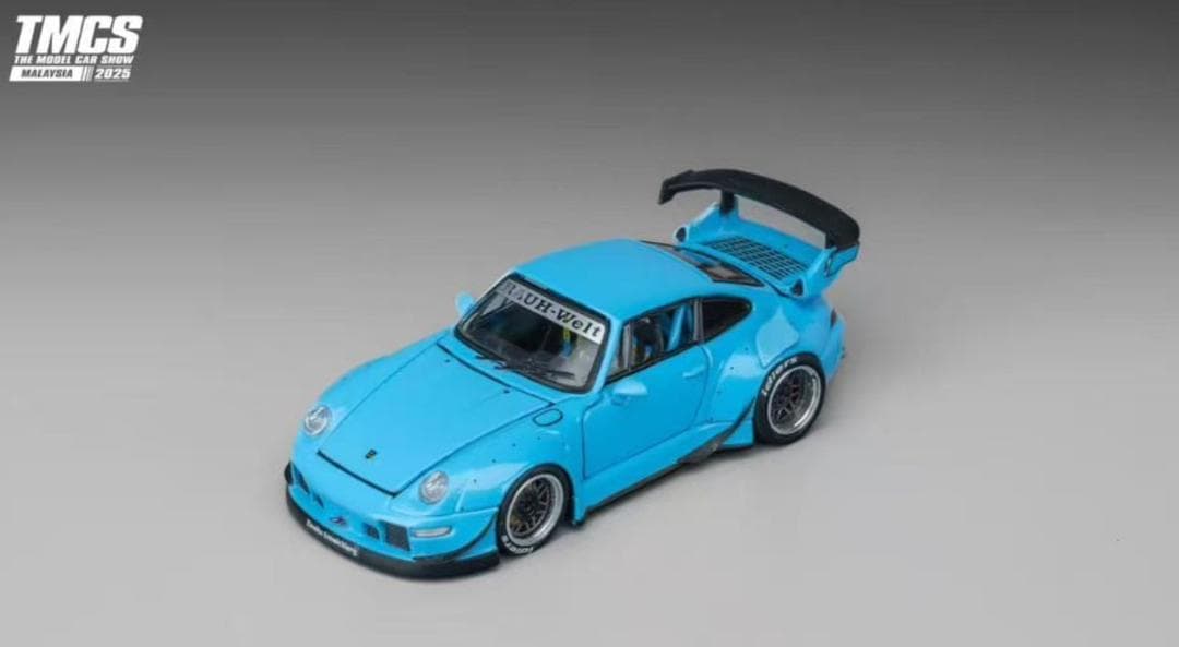 PGM 1/64 ポルシェ RWB 993 フル開閉モデル ブルー 限定