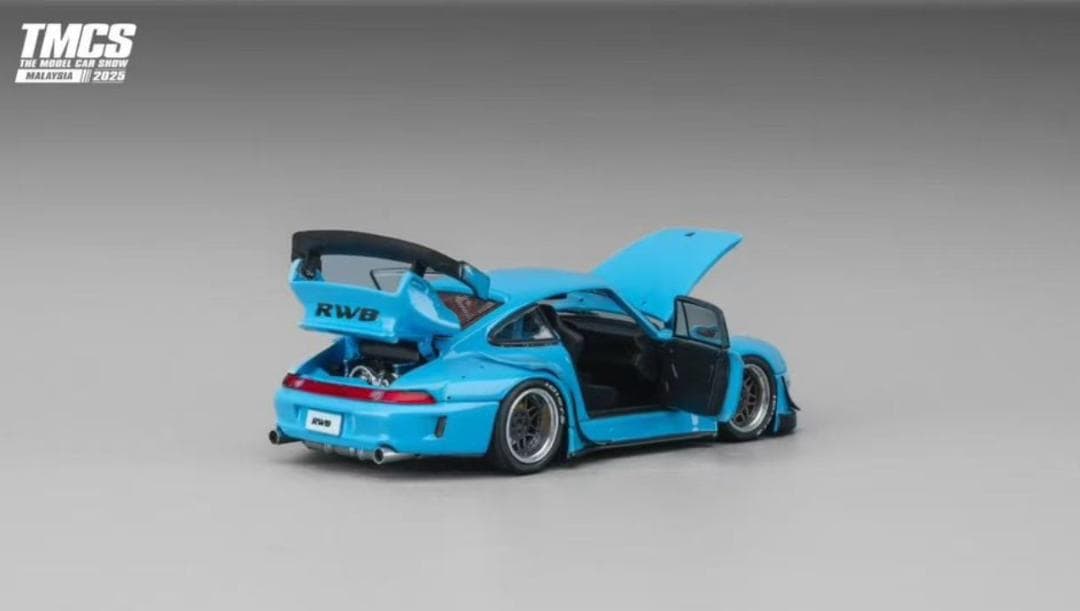 PGM 1/64 ポルシェ RWB 993 フル開閉モデル ブルー 限定