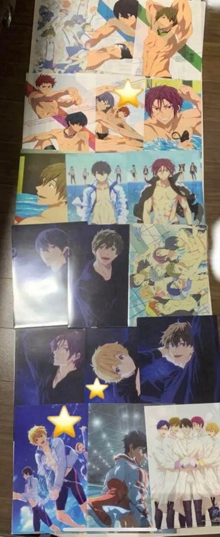【バラ売り可】Free! クリアファイル100枚以上&A5クリアカード20枚以上