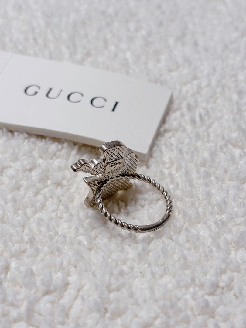 新品未使用 GUCCI グッチ Disneyディズニー ドナルド リング 12号