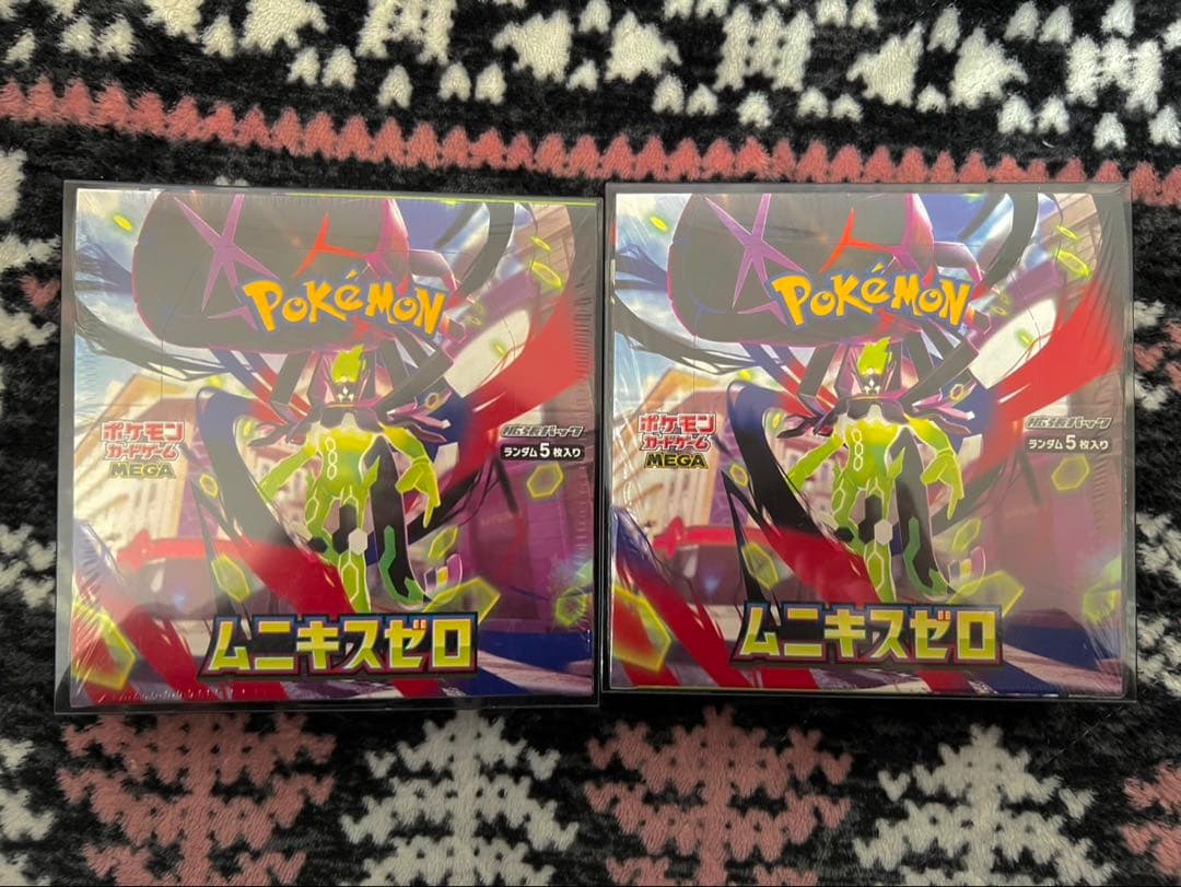 ポケカ　ムニキスゼロ　2ボックス　シュリンク付き