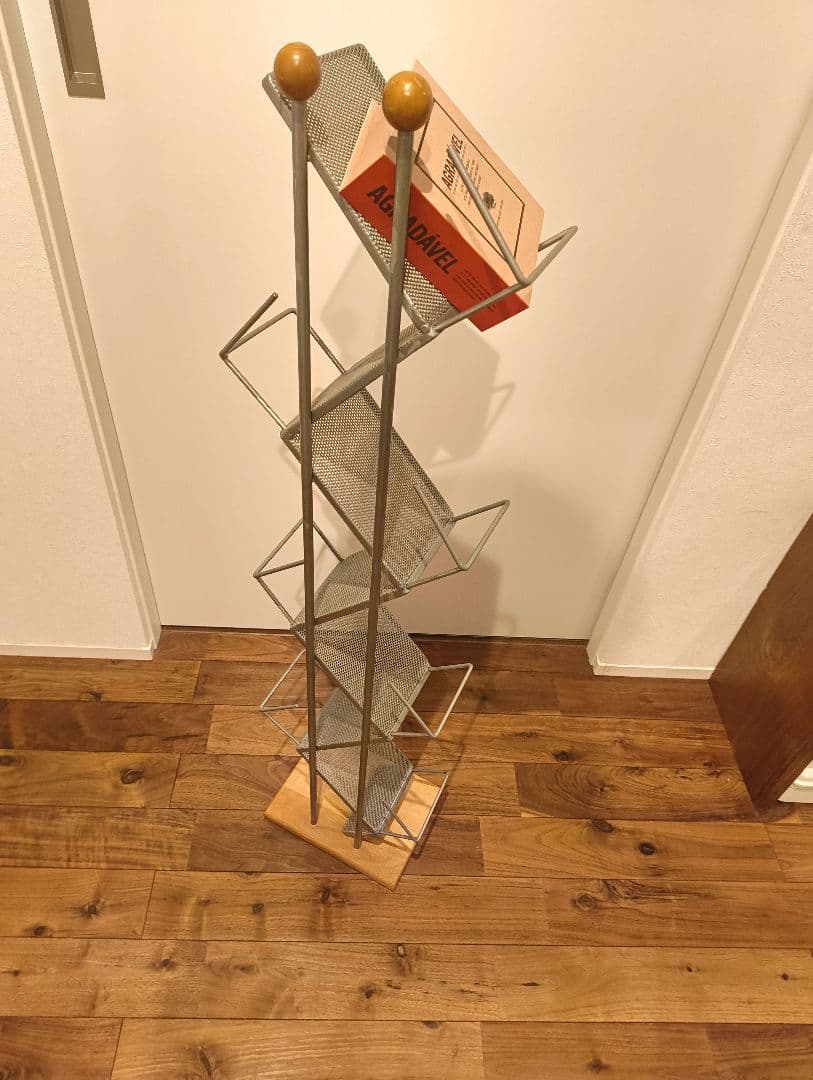 90s ポストモダン wave マガジン・CDラック 収納 ヴィンテージ レトロ