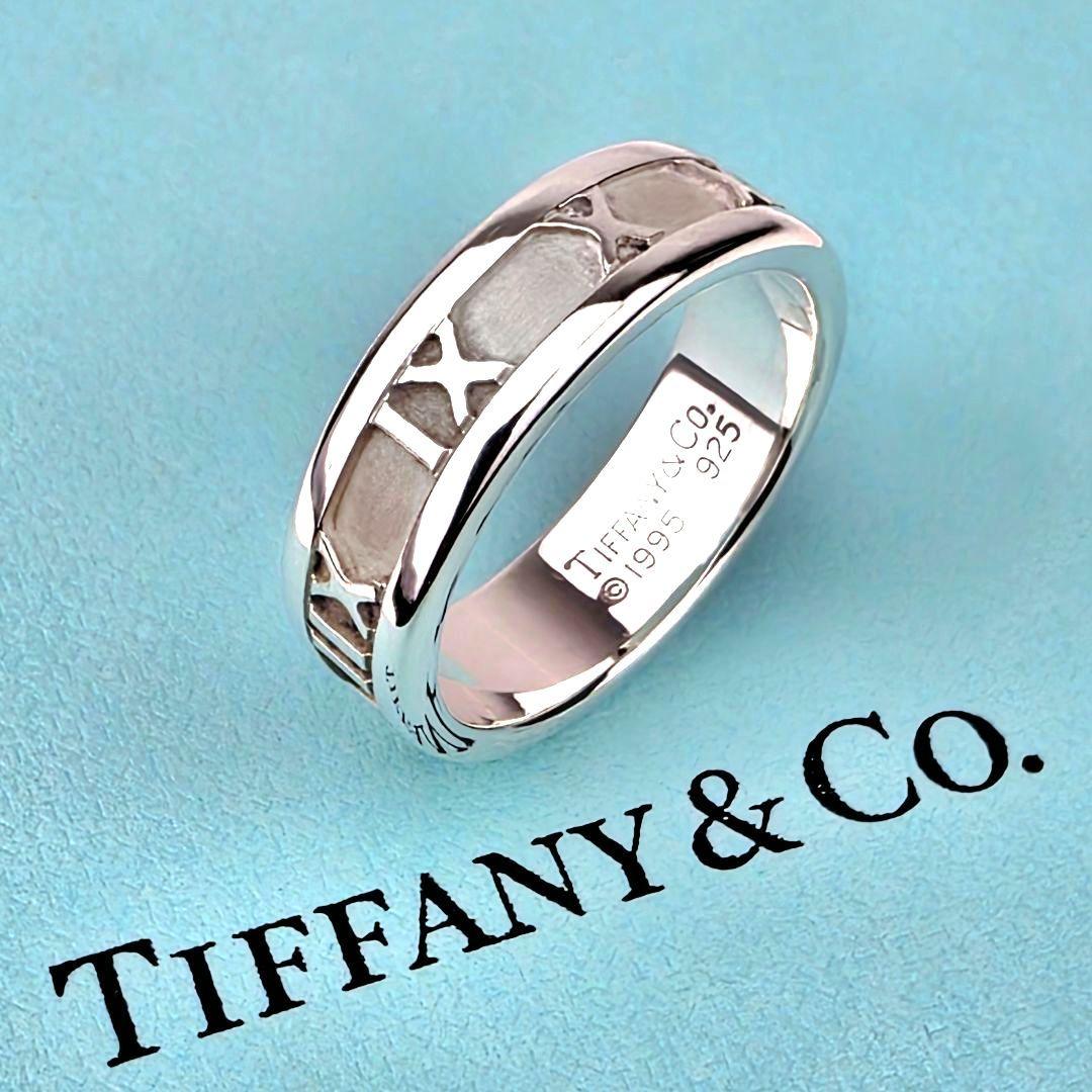 美品 ティファニー TIFFANY&Co. アトラス リング 指輪 14号
