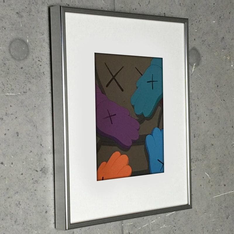 限定マット額装品/カウズ WHAT PARTY【URGE01】