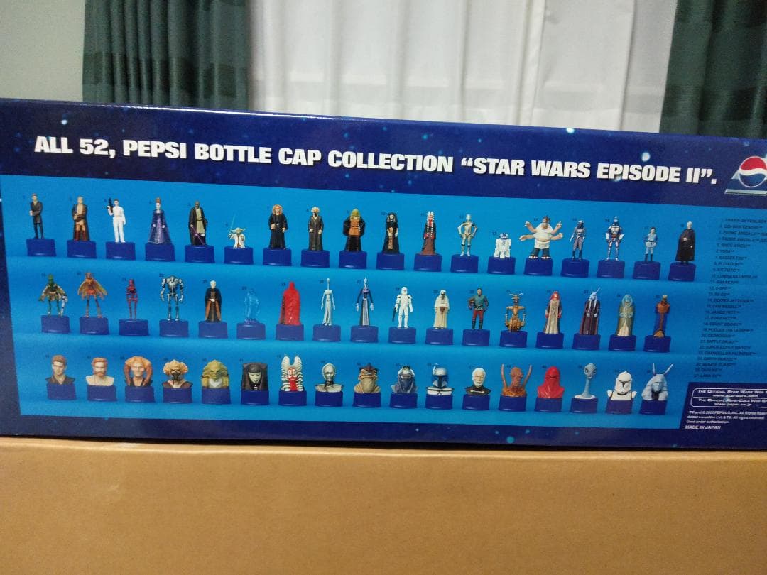 ペプシ×スターウォーズ EP2 ボトルキャップ コレクションステージ 54個