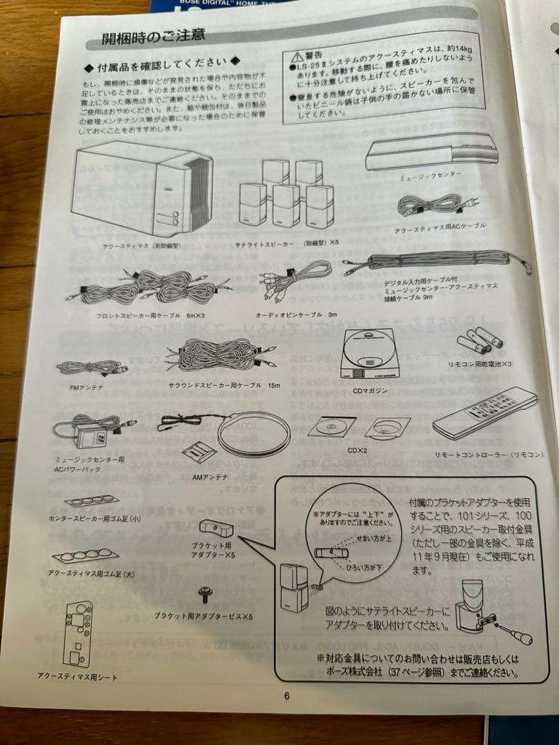 BOSE サウンドシステム LS-25Ⅱ　5.1ch ホームシアター　ジャンク