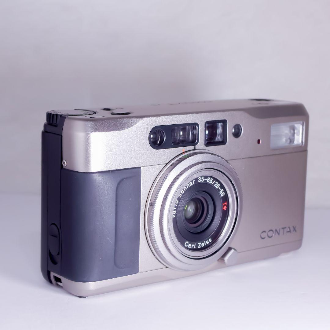 極上美品 CONTAX TVS コンパクトフィルムカメラ ケース付き返品保証付