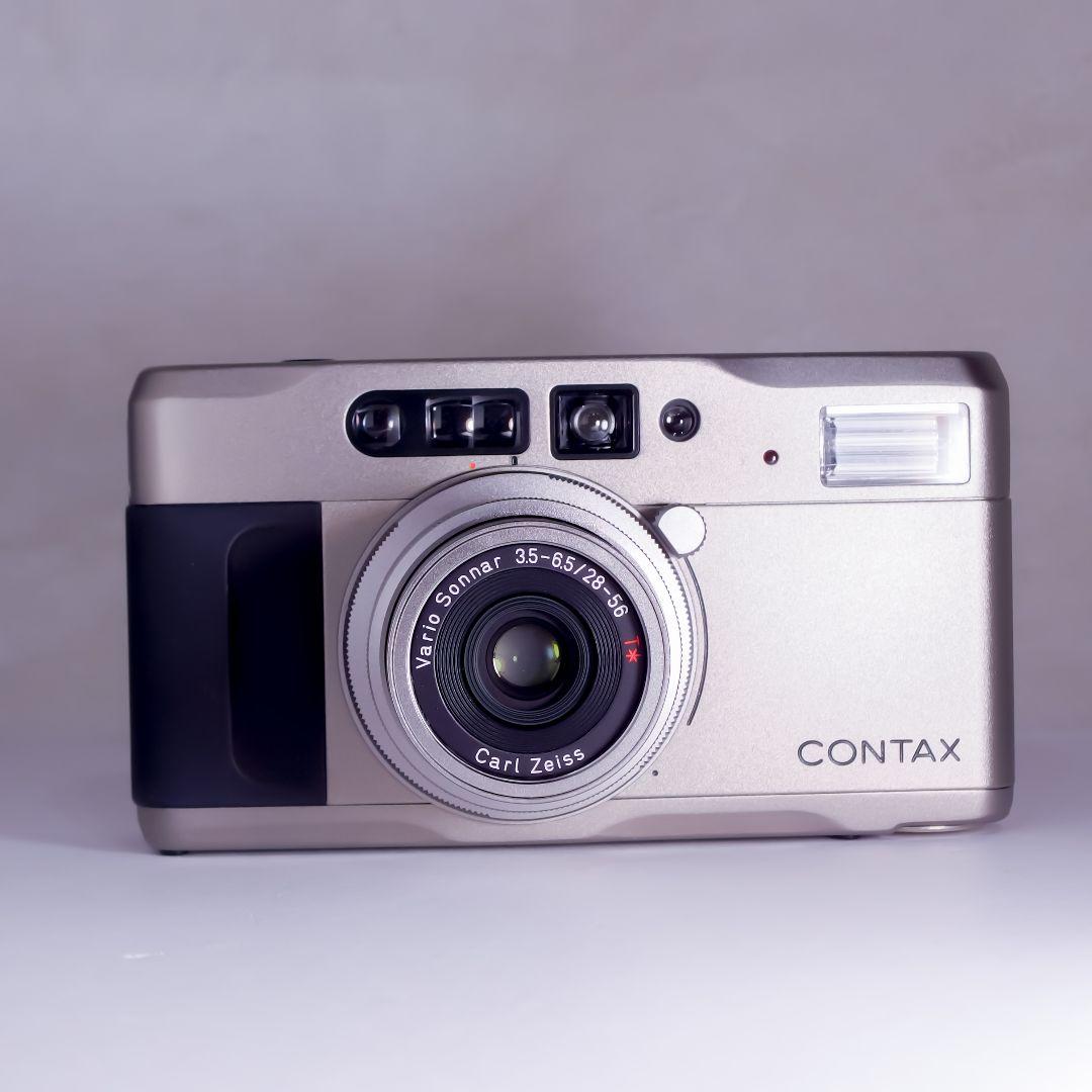 極上美品 CONTAX TVS コンパクトフィルムカメラ ケース付き返品保証付