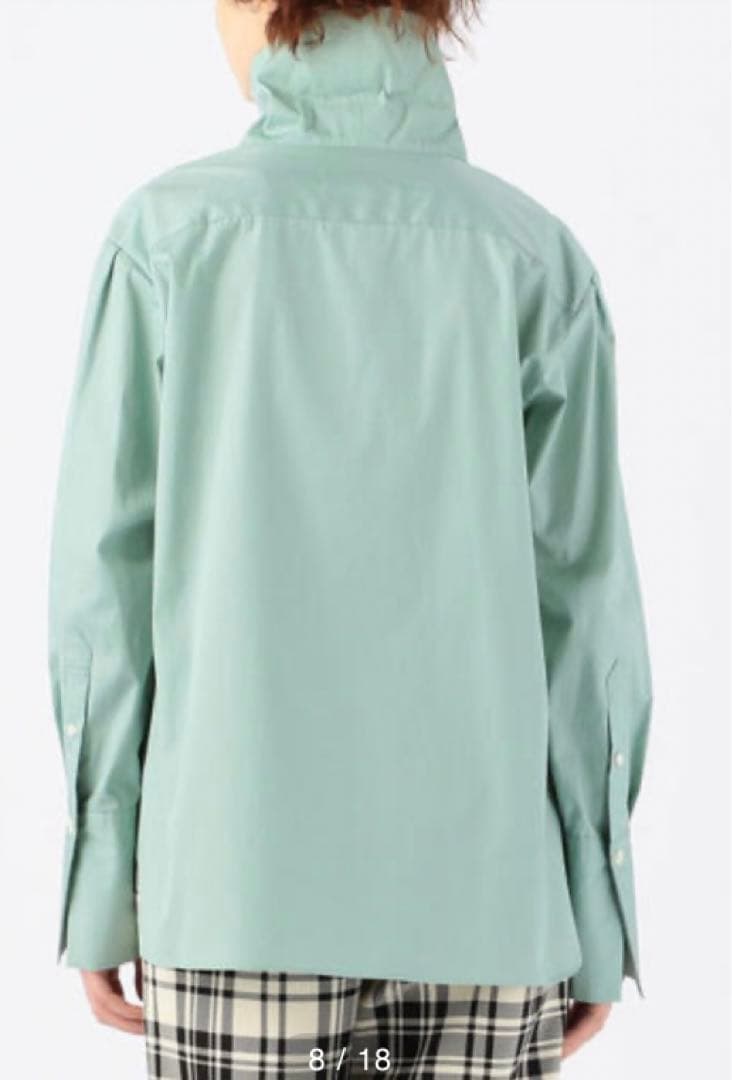 新品　CABAN コットンハイネックシャツ