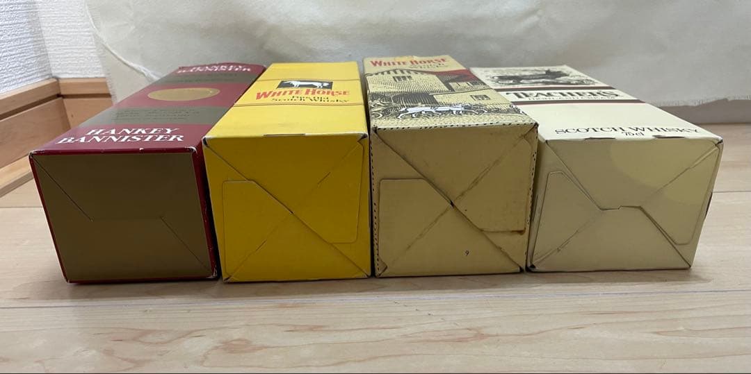 【未開封】ウイスキー 4本セット ホワイトホースなど