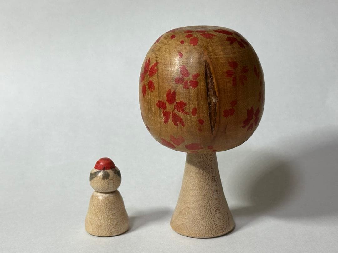 阿部木の実　こけし　はなさかじいさん