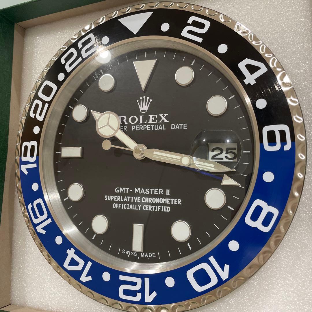 新品 GMTマスターII バットマン 壁掛け　ロレックス rolex 非売品