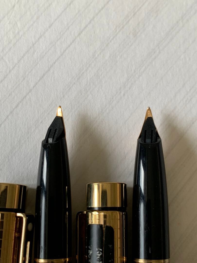 SHEAFFER タルガ1007 万年筆 ゴールド 2本セット 14K ペン先