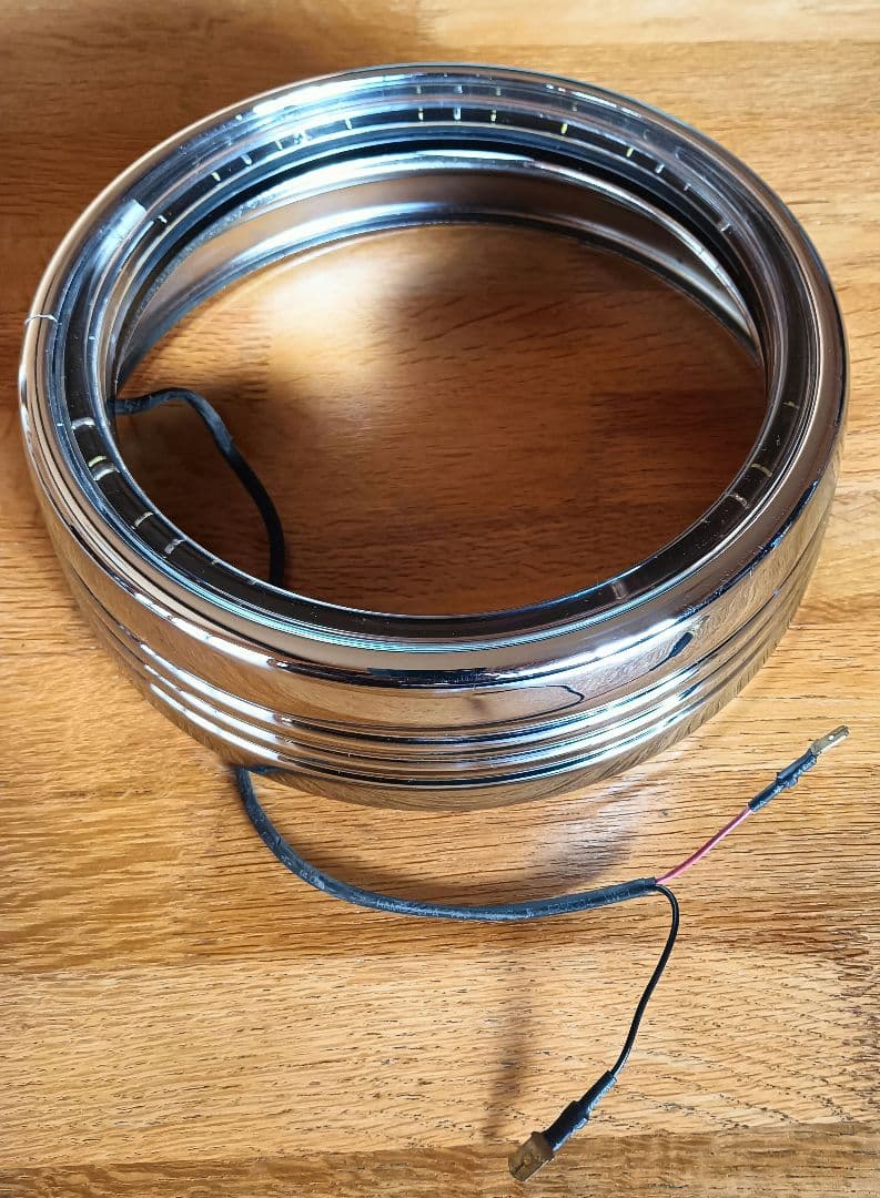 ハーレー　クリアキン　L.E.Dヘッドライトトリム