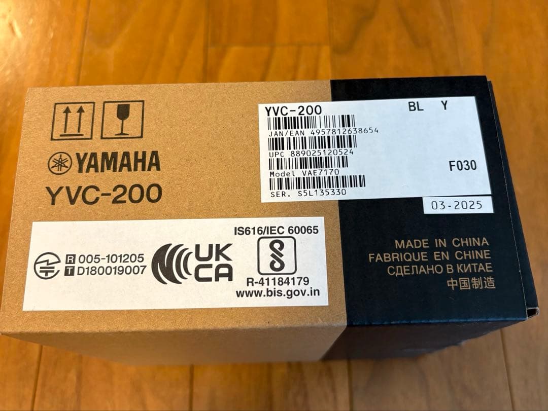 新品YAMAHAユニファンドコミュニケーションスピーカーフォンYVC-200