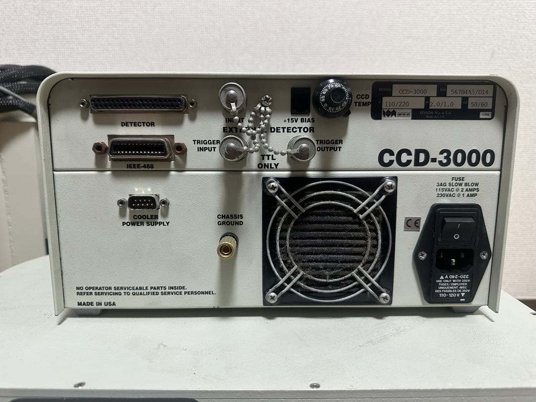 Y*e様 Horiba CCD-3000V & TRIAX 320 分光器