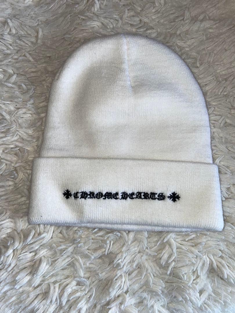 Chrome Hearts ニット帽 ホワイト