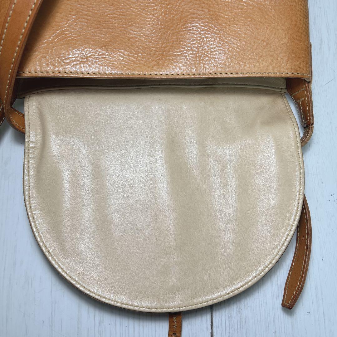 genten バッグ 牛革 ショルダーバッグ ゲンテン レザー 調整可能