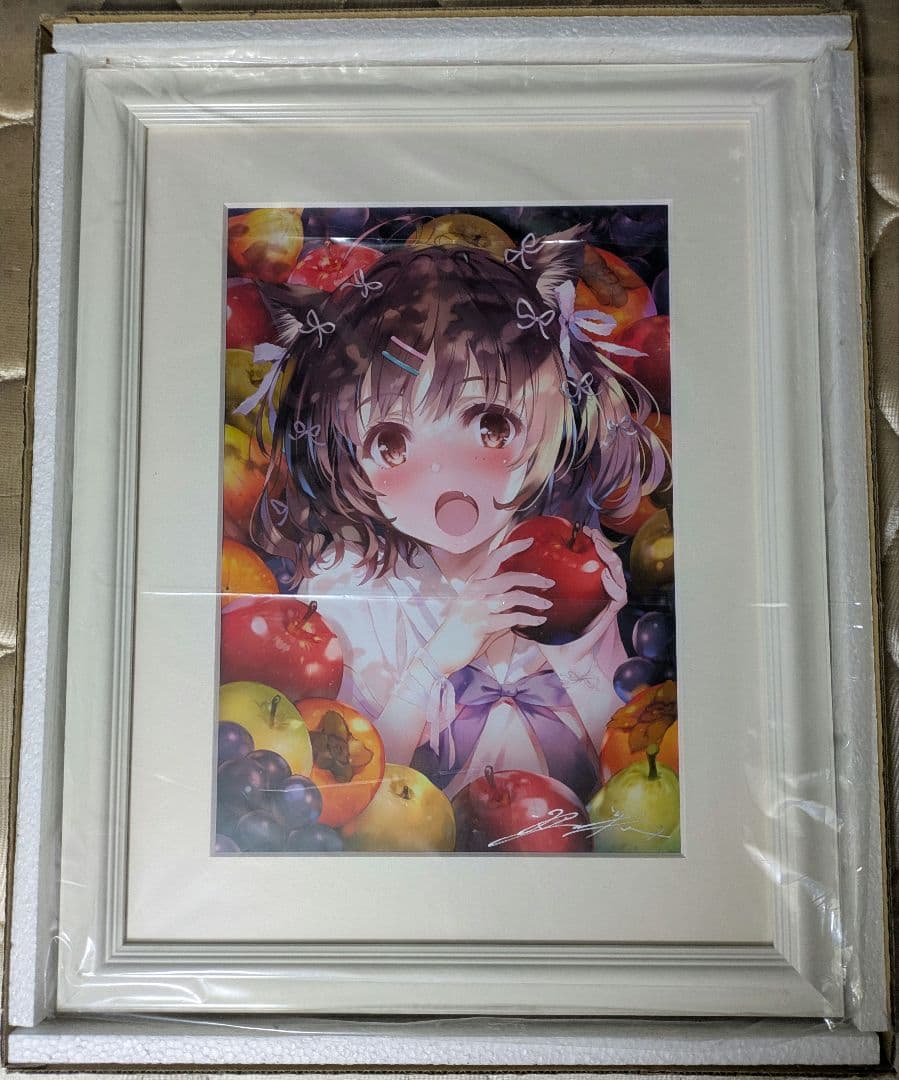 直筆サイン入り】深崎暮人 E☆2 アートコレクションプレミアム「複製原画」