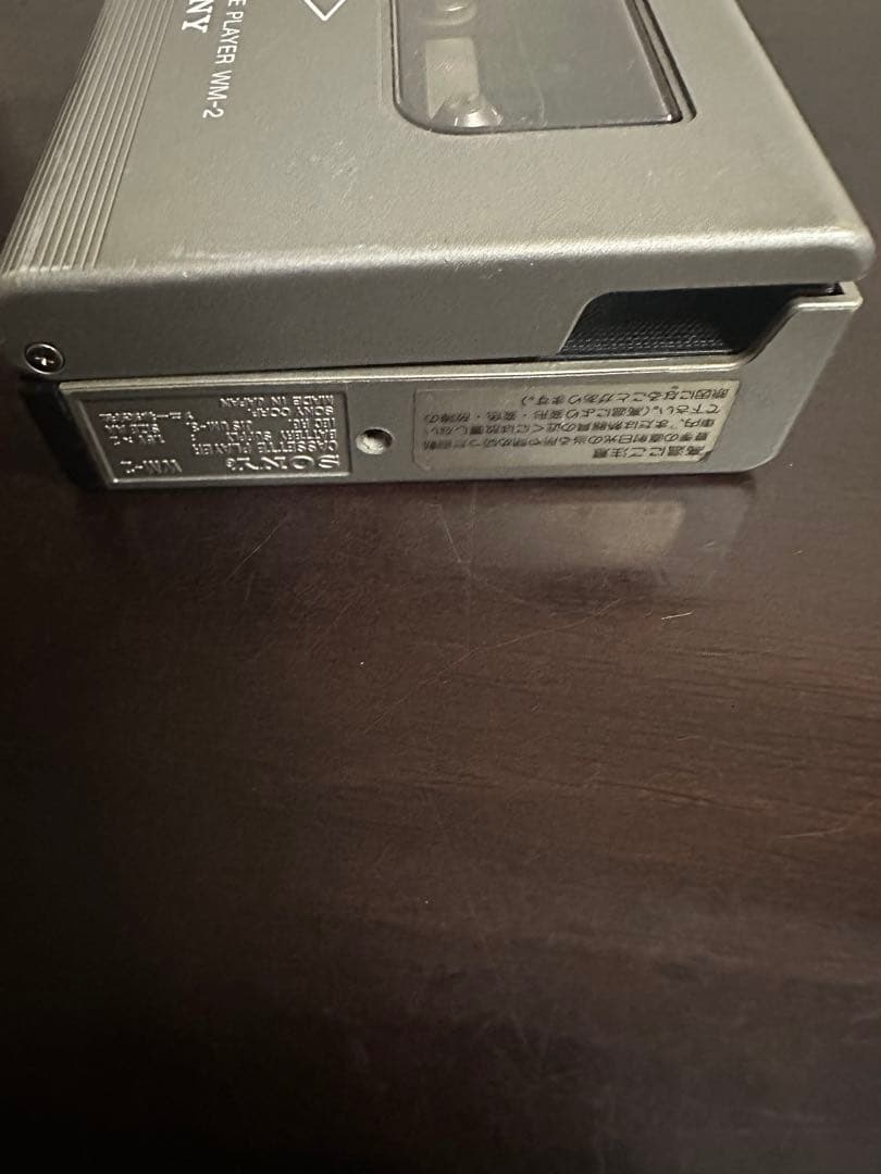ジャンク　SONY カセットウォークマン WM-2 シルバー