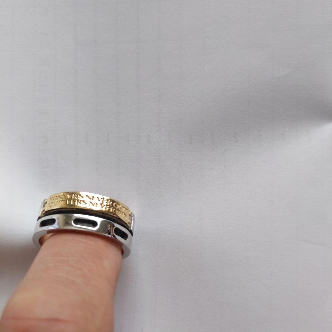 Dr MONROE K18シルバー コンビリング 28号美品