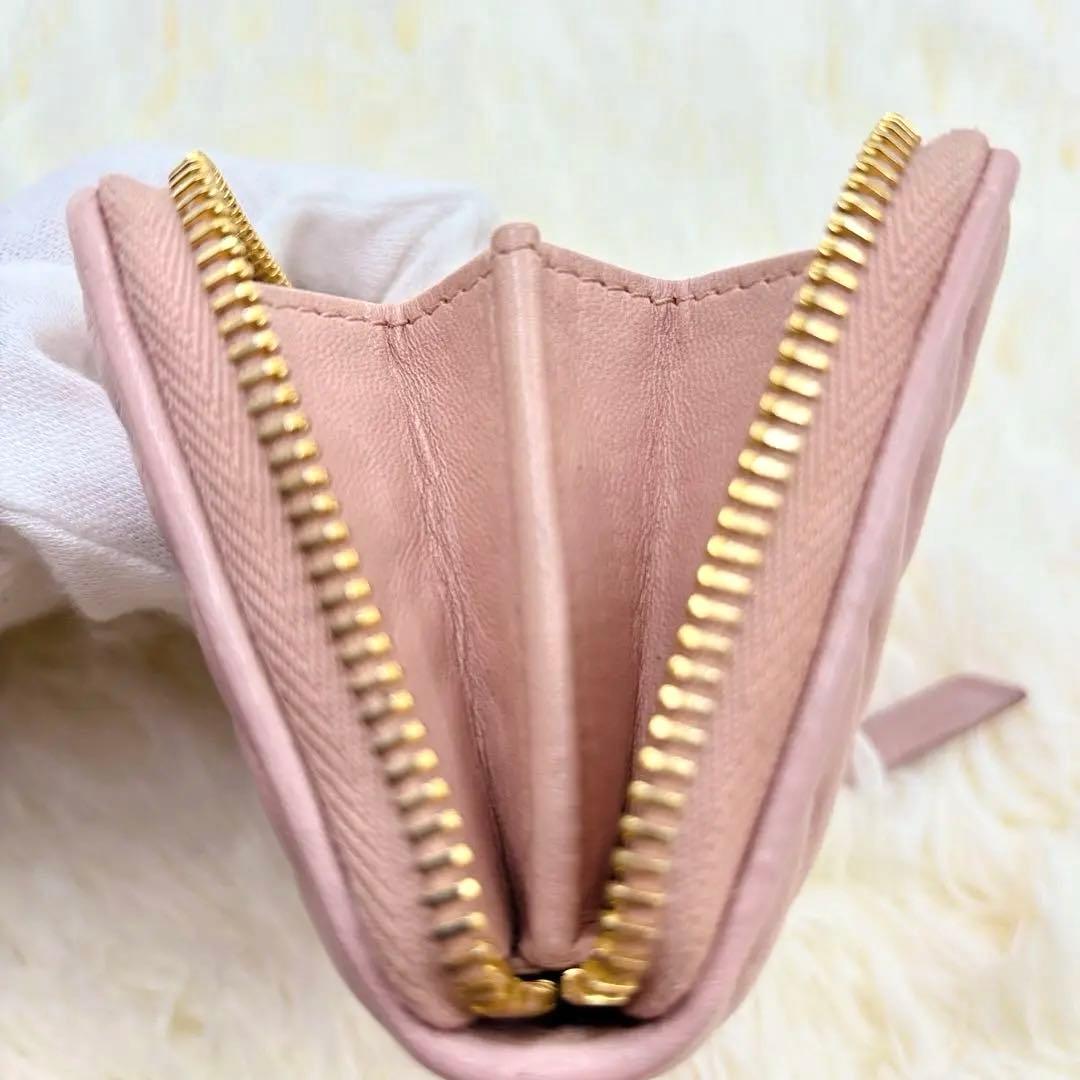 美品✨ミュウミュウ ケース ナッパインプントゥーレ マテラッセ ピンク