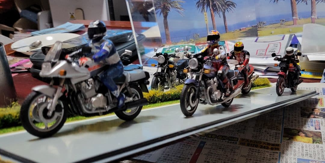 バイク模型 5台セット 1/12 スケール