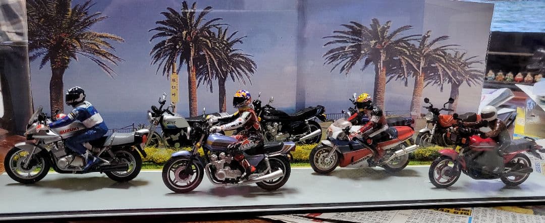 バイク模型 5台セット 1/12 スケール