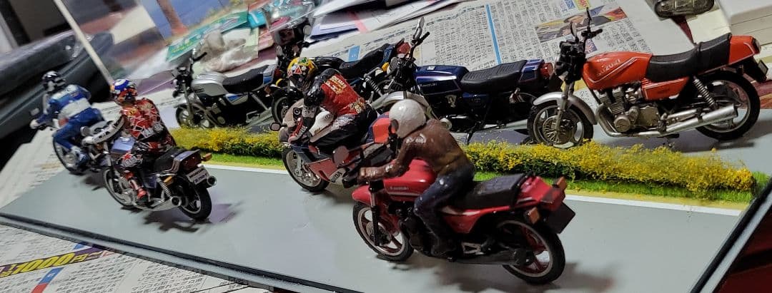 バイク模型 5台セット 1/12 スケール