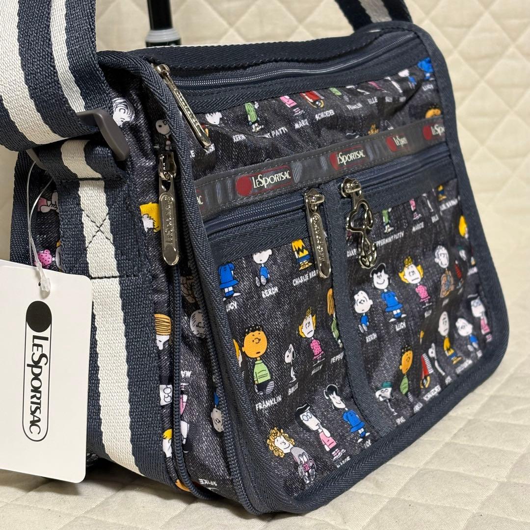 レスポートサック　スモールエブリデイバッグ　ピーナッツオールスター　デニム調