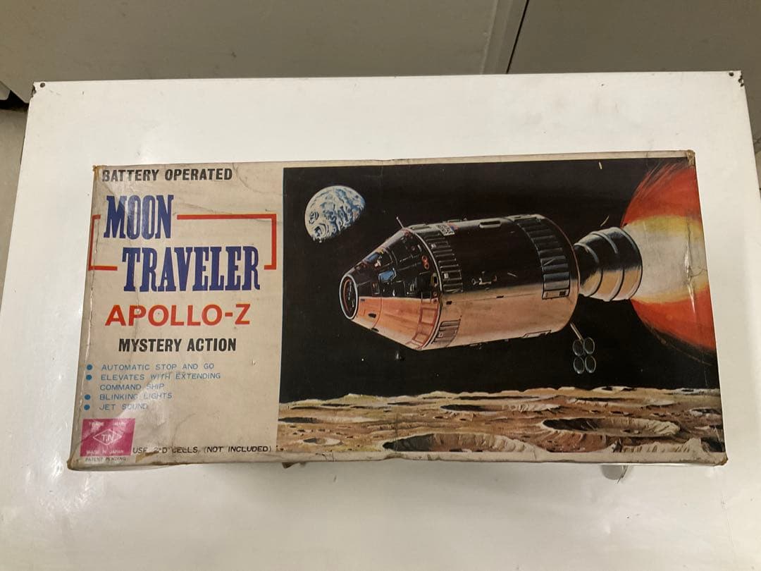 野村トーイ　ムーントラベラー アポロ − Z　日本製　昭和レトロ電動玩具