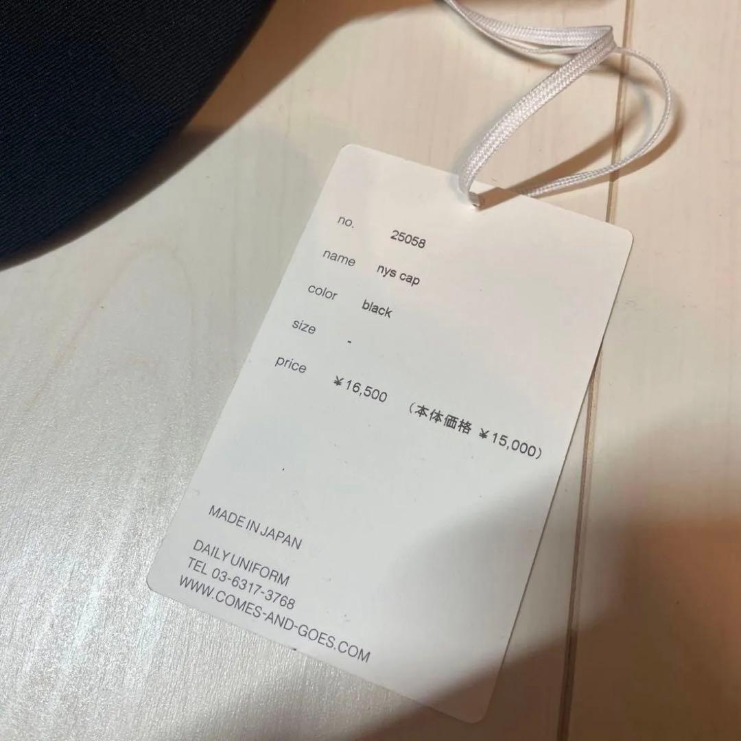 新品 COMESANDGOES NYS CAP キャップ ブラック