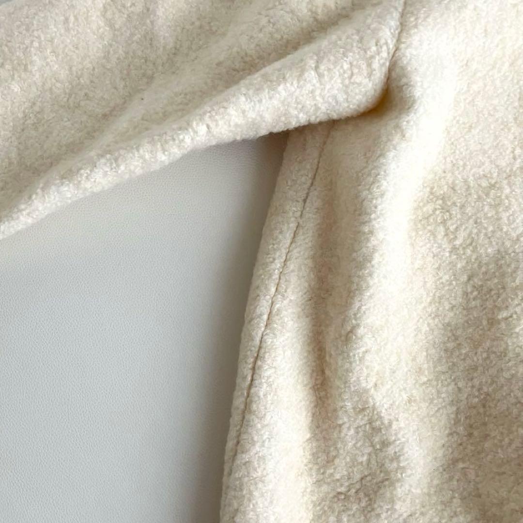 美品✨【GANNI】 ガニー FENN オーバーサイズ コート アイボリー